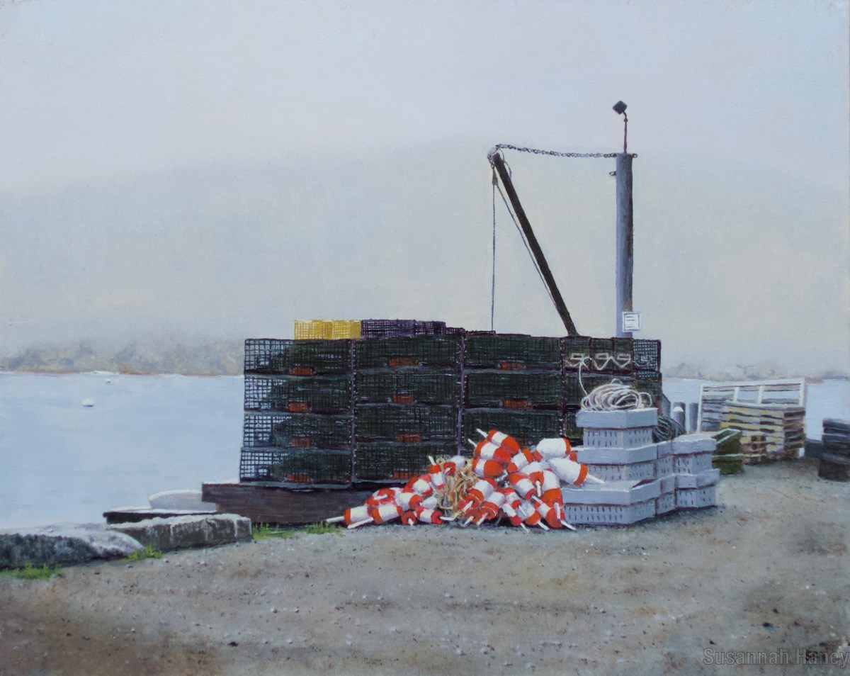 8' x 10' water based oil on board