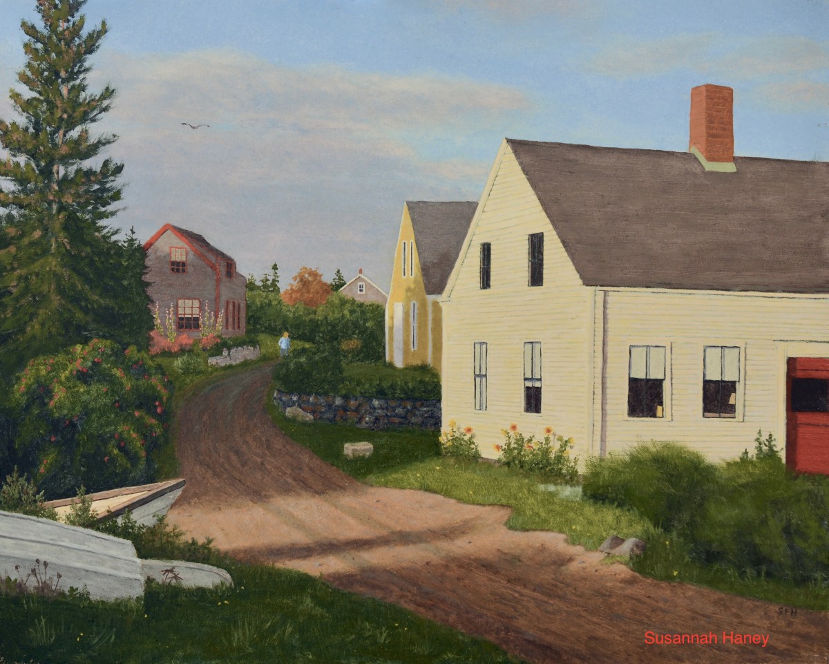 Evening Light, Vaughan House, Monhegan Island